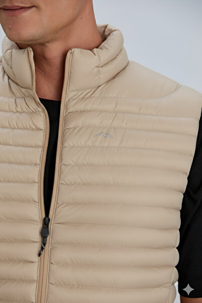 PIQUE ΑΝΔΡΙΚΟ ΓΙΛΕΚΟ Ανδρικό φουσκωτό γιλέκο τυπικής εφαρμογής Αδιάβροχο