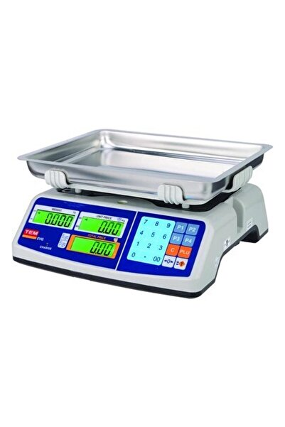 TEM Evg 30 Kg 5 Gr Fiyat Hesaplamalı Çukur Kefe Terazi