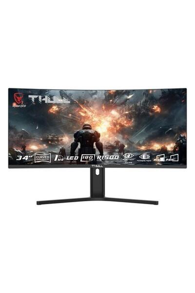 THULL TJ-WQHD34C-180 Vision 34" 1ms 180Hz Wqhd (2xhdmı+2xdp) Va Frameless Curved Gaming Monitör
