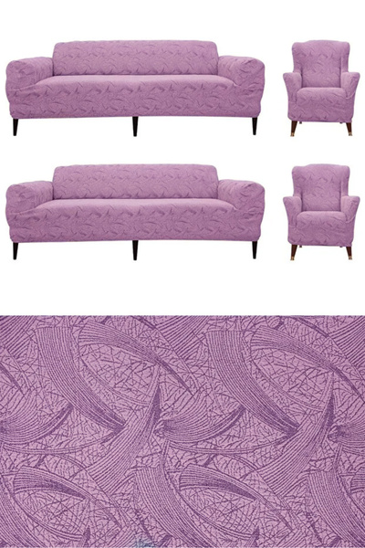 TUCHMALL Seat Cover Set Sofa Bed-Sofa Cover Set Jacquard 3 3 1 1 Washable Stretch Elastic Flexible