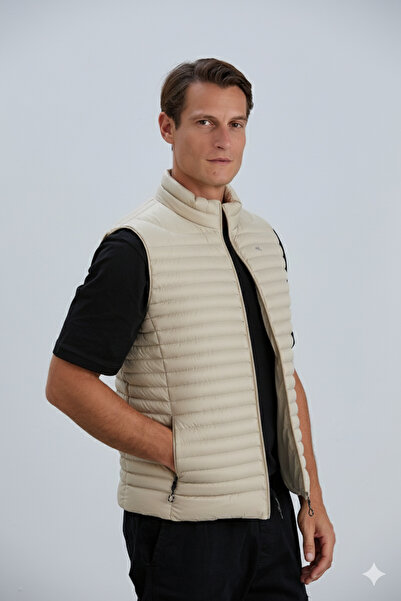 PIQUE ΑΝΔΡΙΚΟ ΓΙΛΕΚΟ Ανδρικό φουσκωτό γιλέκο τυπικής εφαρμογής Αδιάβροχο