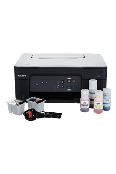 Canon Pixma G3430 Wi-Fi + Tarayıcı + Fotokopi Renkli Çok Fonksiyonlu Tanklı M...