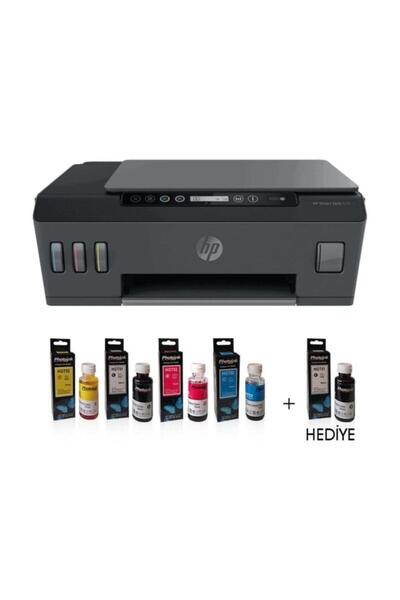 HP Smart Tank Wireless 515 Fotokopi + Tarayıcı + Wi-Fi + Airprint Renkli Tank...