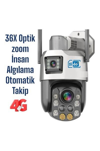 Urfakent Optik Zoom Çift Kameralı Elektrikli Sim Kart Destekli Kamera