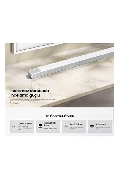 Samsung Bluetooth HDMI Optik Çoklu Bağlantı 10 Hoparlör Dolby Digital Plus, A...