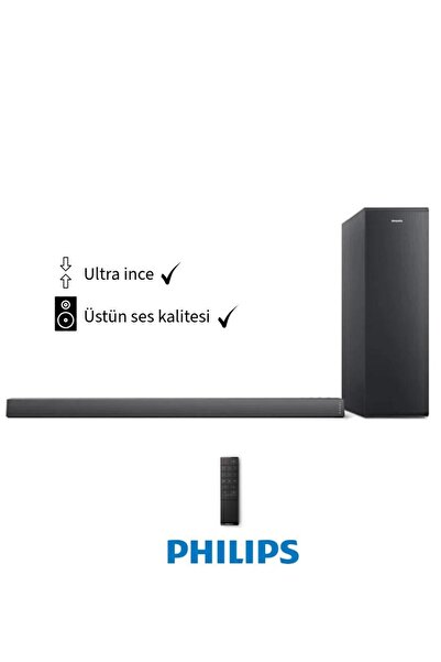 Philips 140Waat Ultra ince Üstün ses kalitesi Dolby Audio 2.1 Kanal-derin bas...