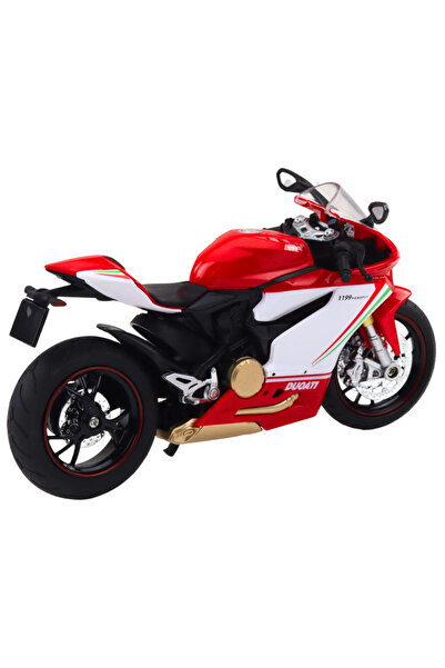 Bebelul RED metal sports motorcycle 1:12 lights and sounds