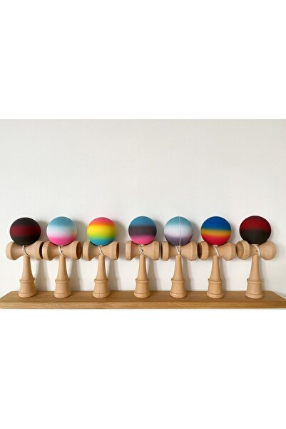 Inovius Ελαστική λαβή Kendama 18 cm - διάφορα χρώματα, ξύλο - KEND5515