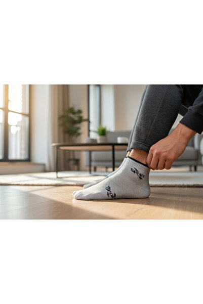 KAYS Men's Sports Booties Socks 8-Pack |   Cotton Anti-Sweat Daily Short Socks Set