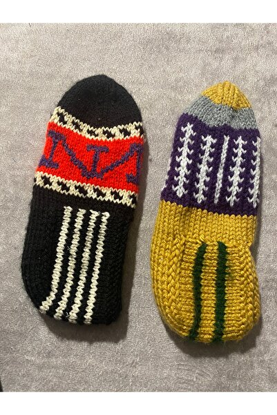 MESKSTORE El örgüdü kışlık çeyizlik patik 39 40 numara için uygundur