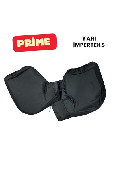 MOTOLİNAS Motosiklet El Rüzgarlığı Yarı İmperteks- İçi Kürklü + Reflektörlü D...