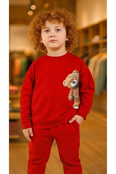 playwear Παιδικό Φούτερ Σετ με στάμπα HALF MOON για Κορίτσια και Αγόρια με λα...