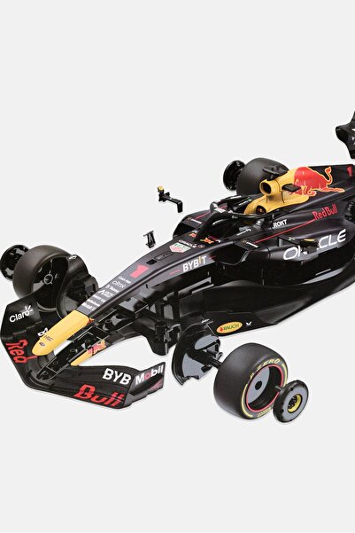 Rastar Oracle Red Bull Racing Remote Control Plastic Assembly Model Kit Car, Black