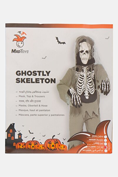 Yalla Toys Mad Toys By Boy Ghostly Skeleton Costume