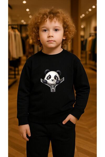 playwear Παιδικό Φούτερ Σετ Παιδικών Ρούχων PANDA FER με στάμπα για Κορίτσια ...