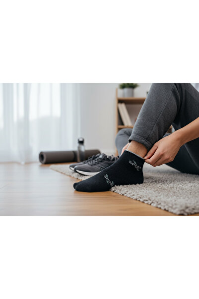 KAYS Men's Sports Booties Socks 8-Pack |   Cotton Anti-Sweat Daily Short Socks Set