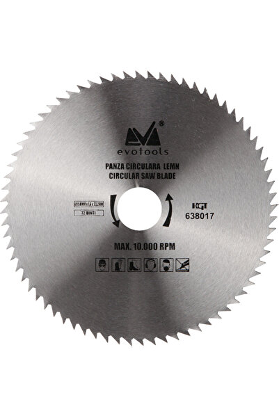 Evotools Lamă de ferăstrău circular pentru lemn 230 mm 80 dinți