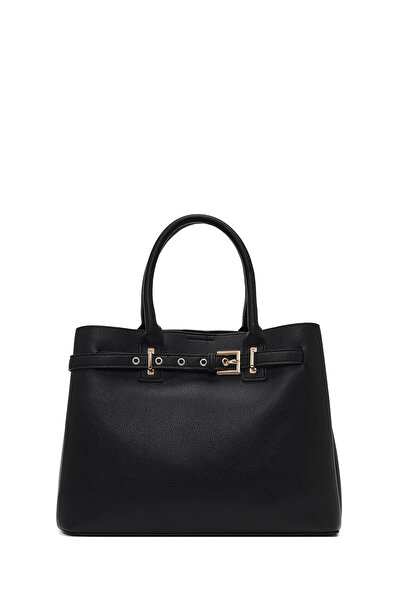 Derimod Women's Black Long Strap Classic Shoulder Bag 25Wbd2751Ft