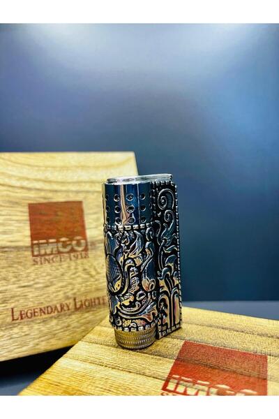 imco Orijinal Avusturya İşlemeli Metal Kılıflı Benzinli Muhtar Çakmağı