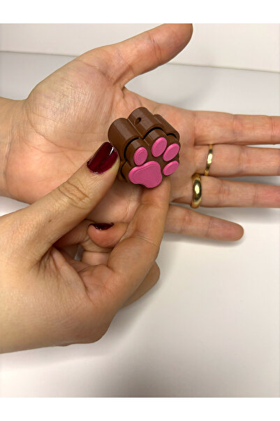 Gragold3Design Cute Paw Design Mechanical Switch Keychain – Satisfying Click Feeling