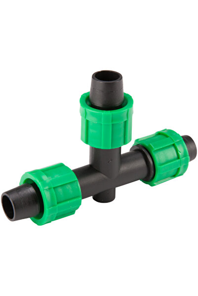 Evotools Conector T cu bandă de picurare 1001 - Diametru 17 mm