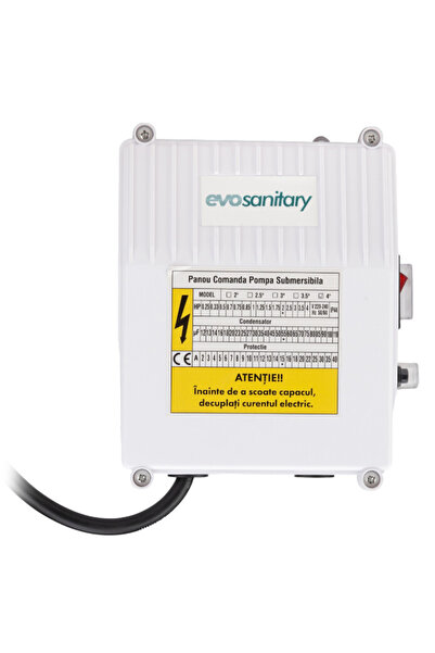 EVOSANITARY Πίνακας ελέγχου υποβρύχιας αντλίας 1500 W