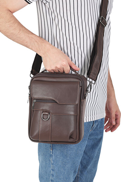NahitaTyana Genuine Leather Men's Hand and Shoulder Bag