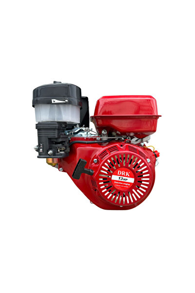 drk Motor pentru GX-390, 13 CP, 4 Timpi, Benzină, Ax Pană + Fulie Dublă 25mm