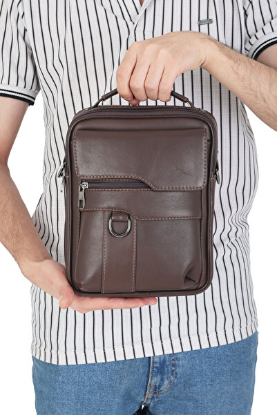 NahitaTyana Genuine Leather Men's Hand and Shoulder Bag