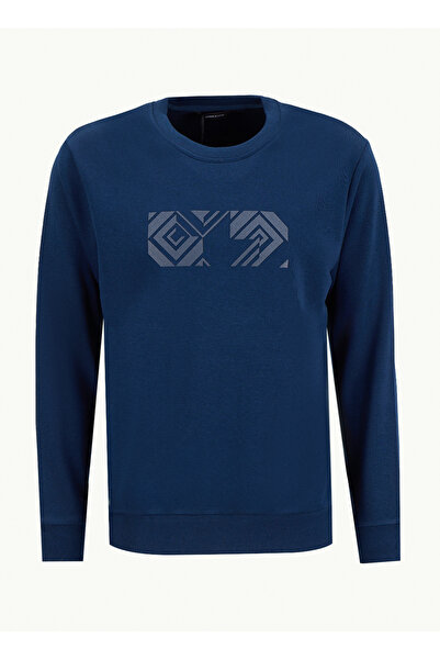 ALTINYILDIZ CLASSICS Bisiklet Yaka Lacivert Erkek Sweatshırt ACE052261047_LAC