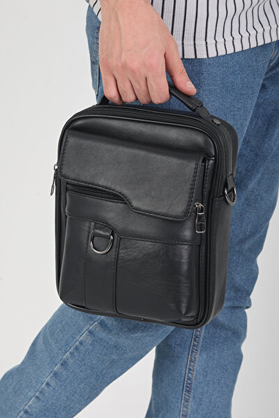 NahitaTyana Genuine Leather Men's Hand and Shoulder Bag