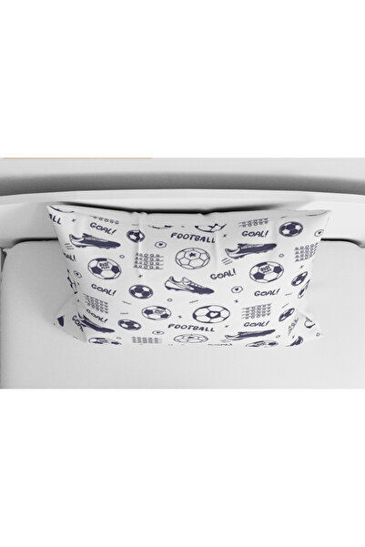 Home Football Patterned 3D Digital Printed Single Size Sheetless Boys' Duvet Cover Set Sleeping Set