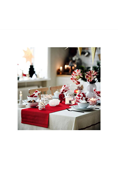 IKEA Vinterfint Tablecloth, Red, 35X130 cm