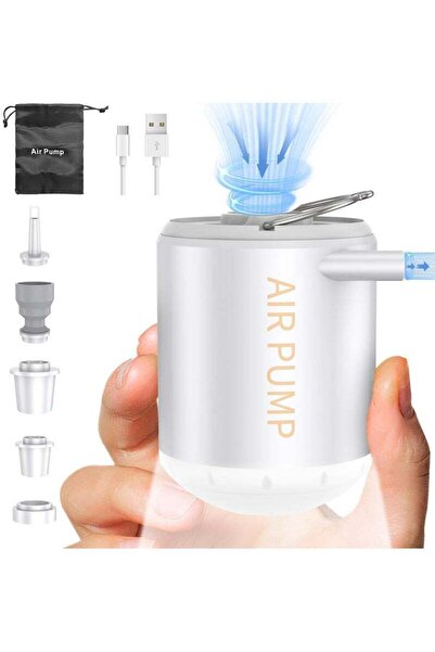 Arabest Portable Air Pump for Inflatables, Rechargeable Air Pump for Pool Floats