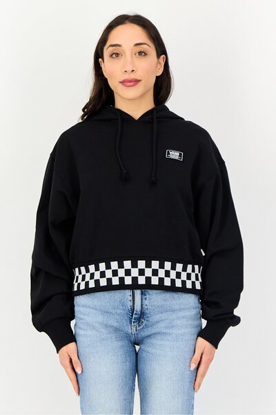 Vans Women Sportswear Fit Long Sleeve Outdoor Hoodies, Black