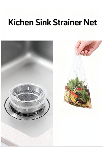 Generic 200 Disposable Kitchen Mesh Sink Filters