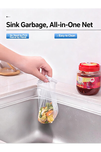 Generic 200 Disposable Kitchen Mesh Sink Filters