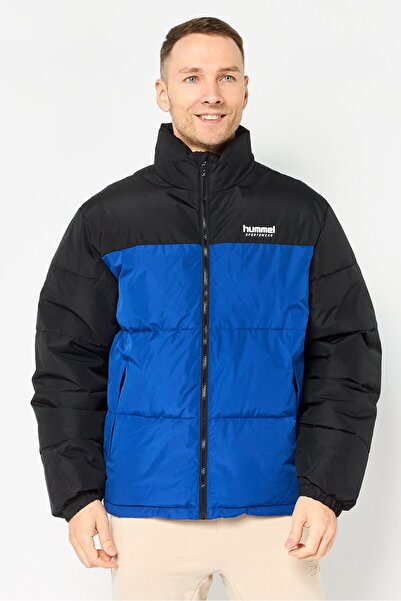 hummel Men Sportswear Fit Long Sleeve Outdoor Bomber Jacket, Multicolor