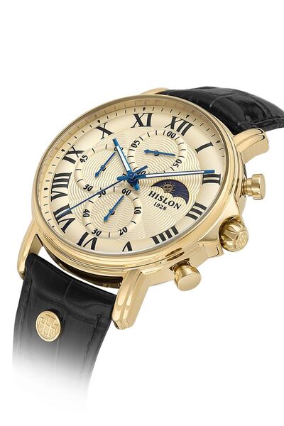 Hislon Tm112G-08Bg Men's Wristwatch