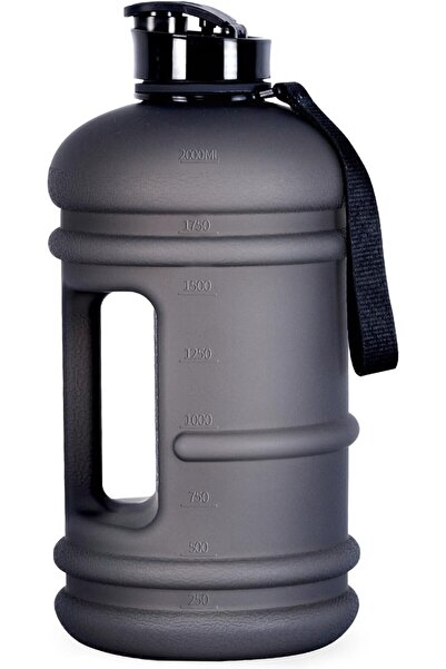 Al Rayyan Sports TOOFEEL 2.2L (74 oz) Sports Water Bottle - BPA-Free PETG, Leakproof, Matte Black