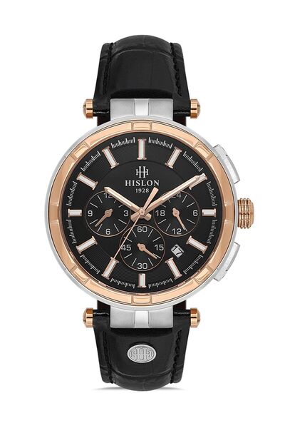 Hislon ساعة يد رجالية طراز DT202T-04BR