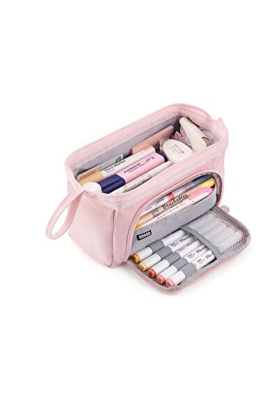 Arabest Pencil Case Large Capacity Pencil Pouch Handheld Pen Bag Cosmetic Portable Gift