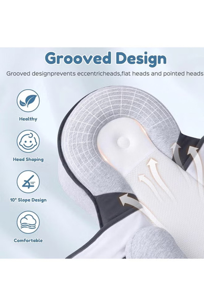 Generic Baby lying pillow, baby wedge pillow, anti-reflux breastfeeding pillow, baby support cushion