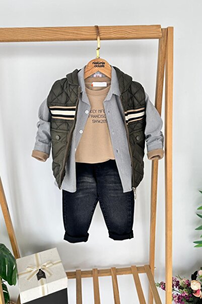 Minigimin Cicileri Miniğimin Cicileri Combinație de set cu vestă piese pentru...