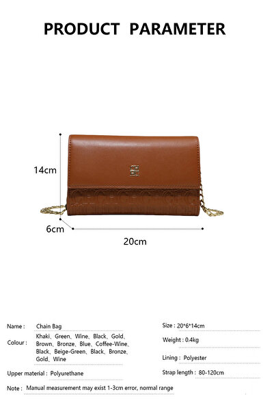 Ch CHCH New Vintage Luxury Versatile Women's Shoulder Bag Classic Small Square Bag