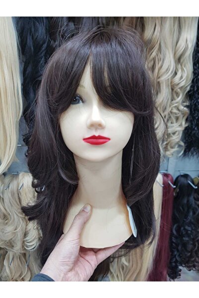 NATURÉL Naturel peruk çikolata kahve katlı peruk