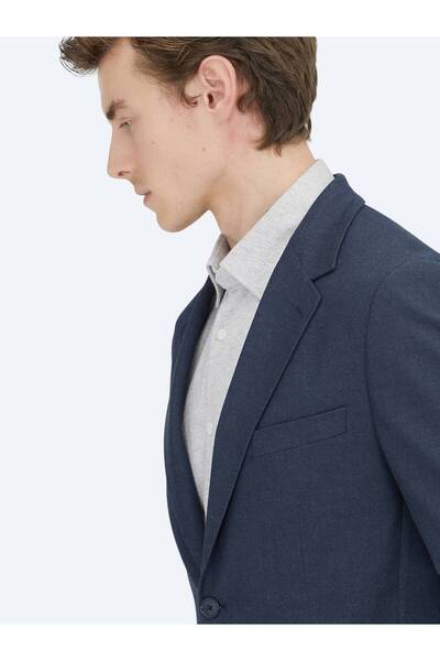 Kip Navy Blue Plain Suit
