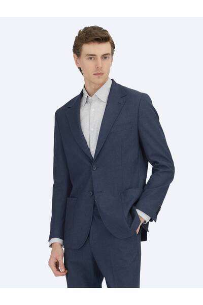 Kip Navy Blue Plain Suit