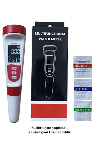 Unichrome 2 In 1 Ph Sıcaklık Ölçer Led’li Sıcaklık Göstergeli Ph Cihazı