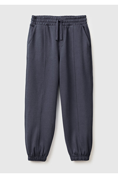 United Colors of Benetton Φούτερ Jogger για αγόρια με λογότυπο σε σκούρο γκρι...